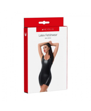 Me You Us Latex Mini Dress Small