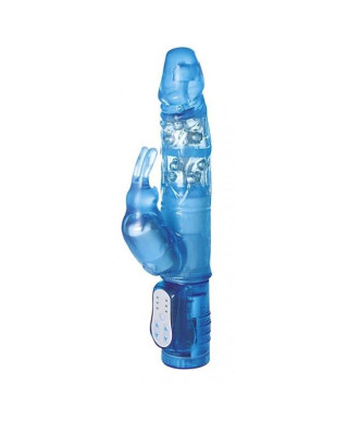 Me You Us Twin Turbo Rabbit Vibrator Blue