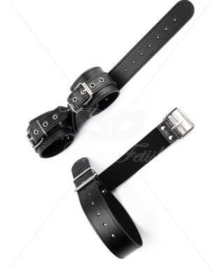 Bondage Collar and Wrist Cuffs