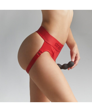 HARNESS LINGERIE HEROINE - XL - RED