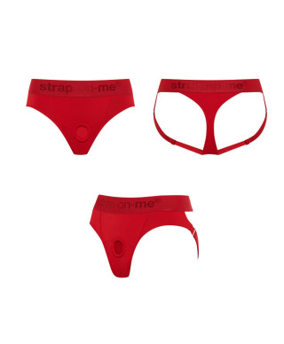 HARNESS LINGERIE HEROINE - XL - RED