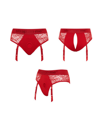 HARNESS LINGERIE DIVA - XL - RED