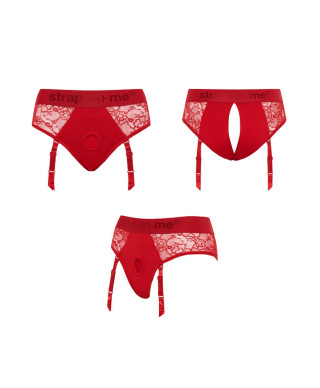 HARNESS LINGERIE DIVA - XL - RED