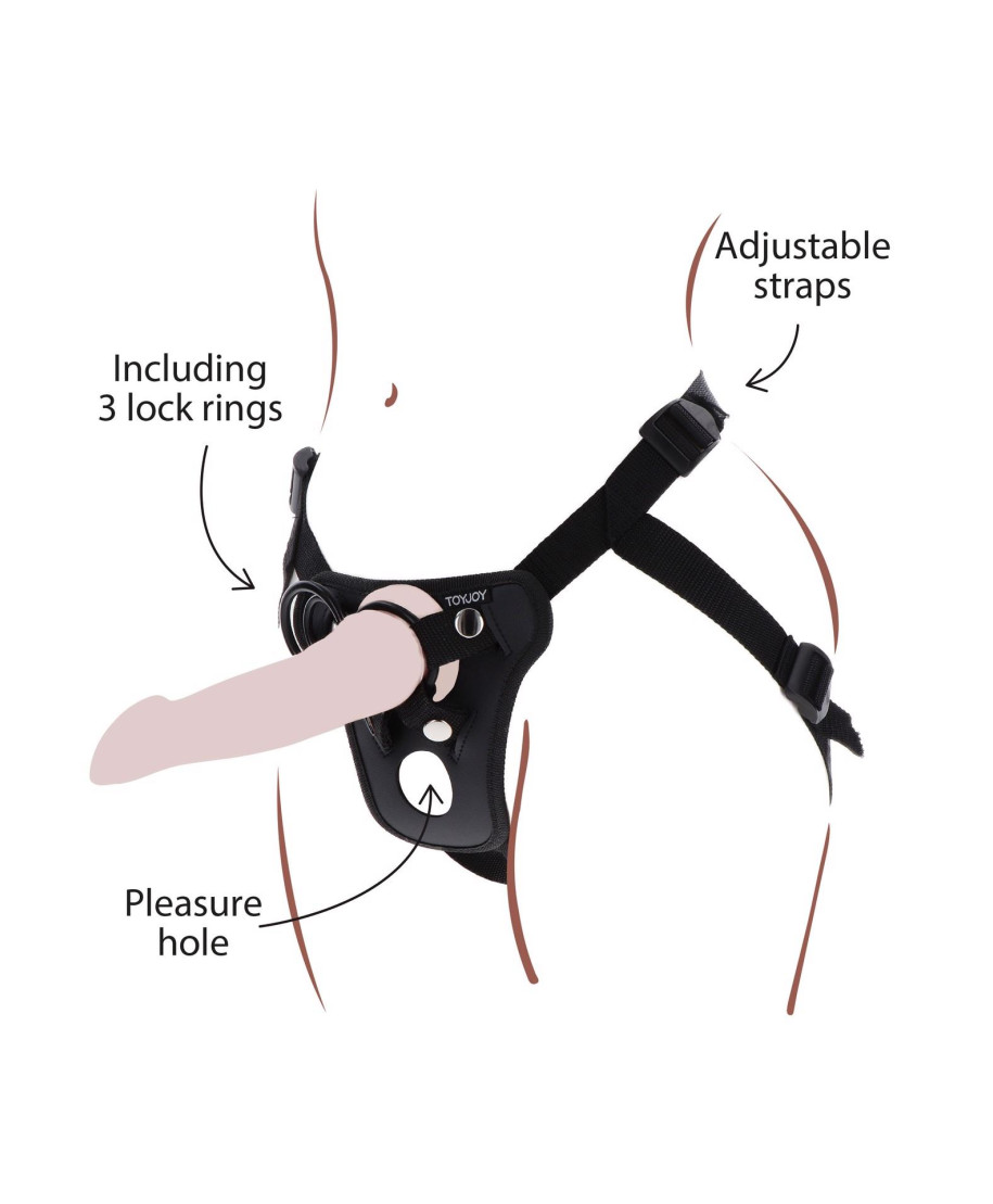 Strap-On Pleasure Harness Black