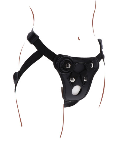 Strap-On Pleasure Harness Black