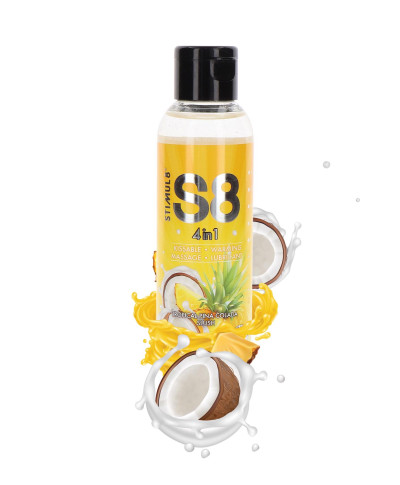 S8 4-in-1 Dessert Lube 125ml Pineapple