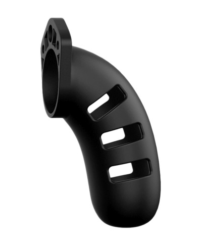 Model 21 - Chastity - 45 - Silicone Cock Cage - Black