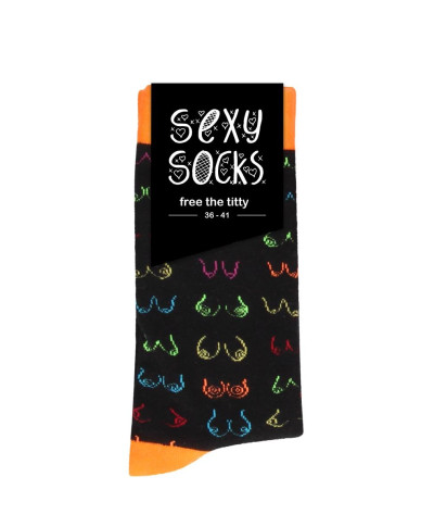 Sexy Socks - Free The Titty - 36-41