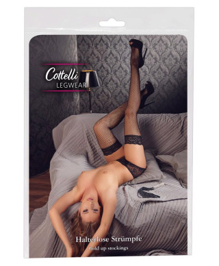 Net Hold-up Stockings black L