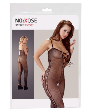 Net Catsuit black size LXL