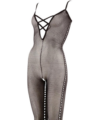 Net Catsuit black size LXL