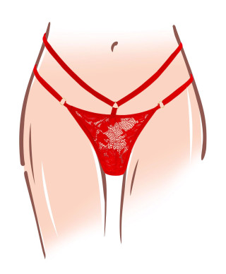 Divine Panty Vibe Red