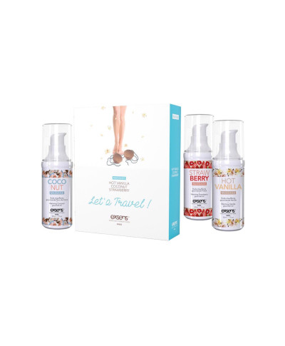 EXSENS GIFT SET LETS TRAVEL 3 x 30ML