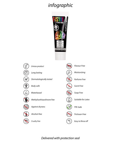 Extra Thick Lubricant - Rainbow - 08 fl oz 25 ml