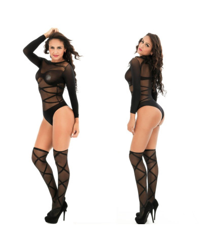 Body Pleasure - Sexy Lingerie Set - one size - black TL61