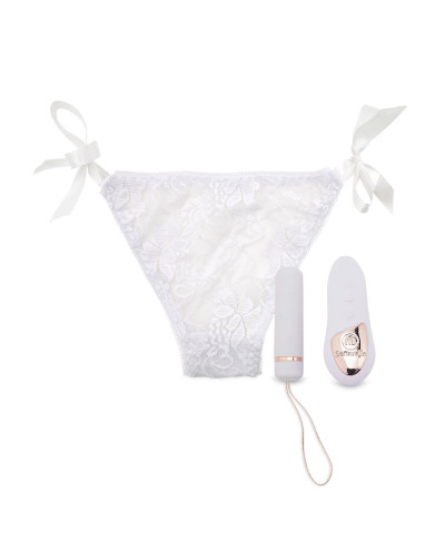 Remote Control Pleasure Panty White