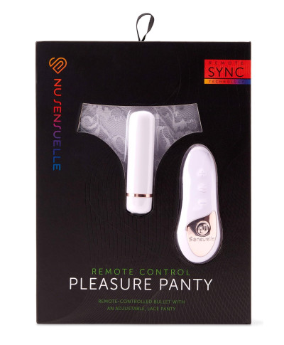 Remote Control Pleasure Panty White