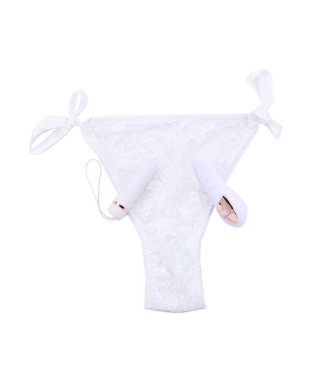 Remote Control Pleasure Panty White