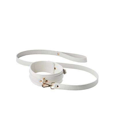 BLAZE ELITE COLLAR AND LEASH WHITE