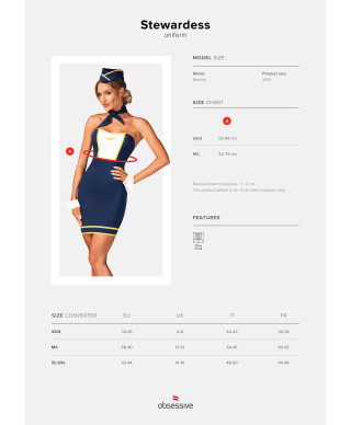 Bielizna-Stewardess uniform ML