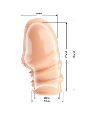 Nakładka na penisa stymulacja pogrubienie