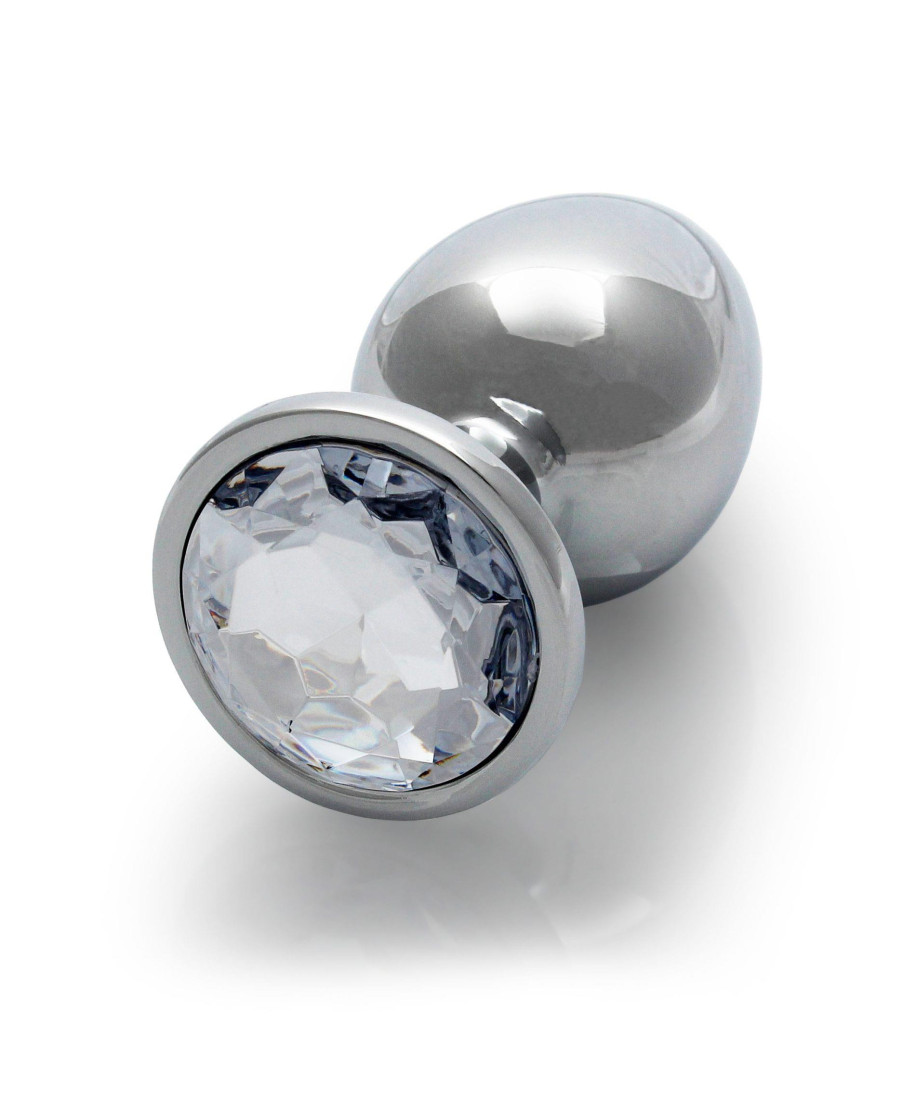 Round Gem Butt Plug - Medium