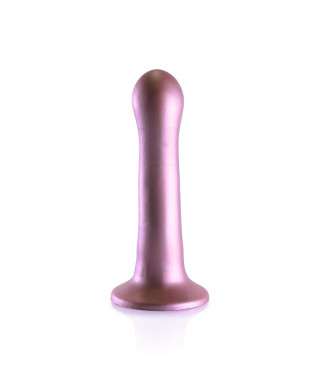 Różowe dildo do stymulacji punktu G strapon silikonowe 17 cm