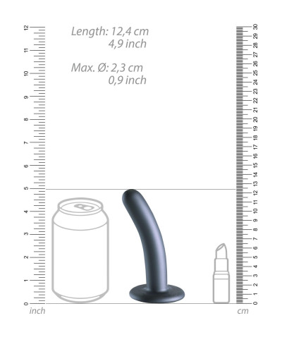 Smooth Silicone G-Spot Dildo - 5 12 cm