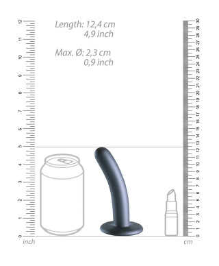 Smooth Silicone G-Spot Dildo - 5 12 cm