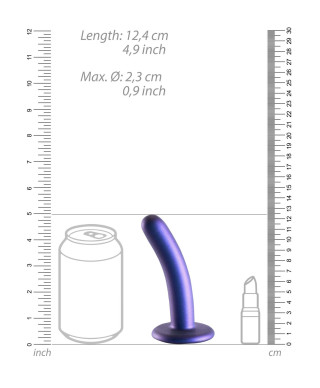 Smooth Silicone G-Spot Dildo - 5 12 cm