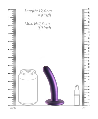 Smooth Silicone G-Spot Dildo - 5 12 cm