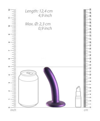 Smooth Silicone G-Spot Dildo - 5 12 cm