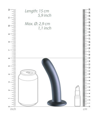 Smooth Silicone G-Spot Dildo - 6 145 cm