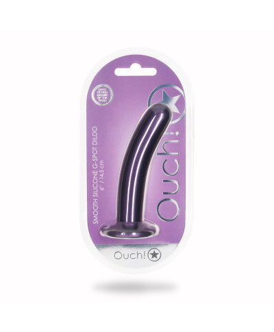 Smooth Silicone G-Spot Dildo - 6 145 cm