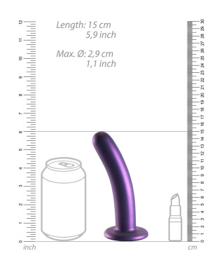 Smooth Silicone G-Spot Dildo - 6 145 cm