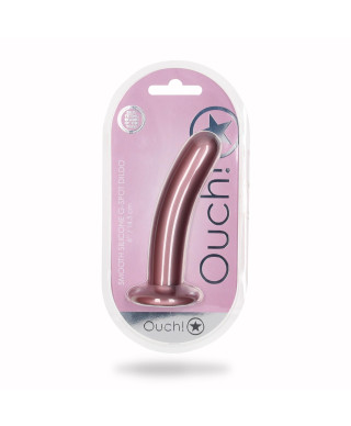 Smooth Silicone G-Spot Dildo - 6 145 cm