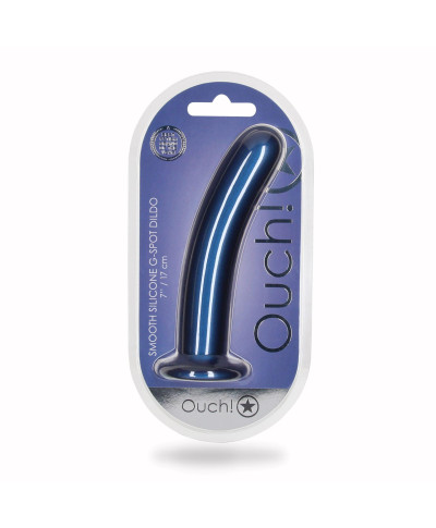 Smooth Silicone G-Spot Dildo - 7 17 cm