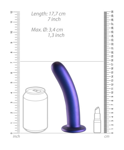 Smooth Silicone G-Spot Dildo - 7 17 cm