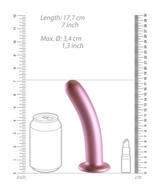 Smooth Silicone G-Spot Dildo - 7 17 cm