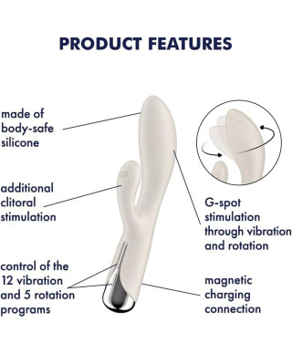 Satisfyer Spinning Rabbit 1 Beige