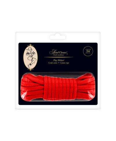 SM BONDAGE ROPE RED 5M Size T1