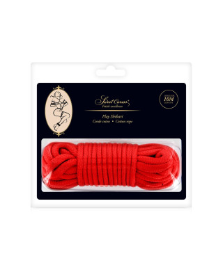 SM BONDAGE ROPE RED 10M Size T2