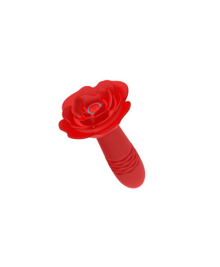 Rose thrusting anal plug