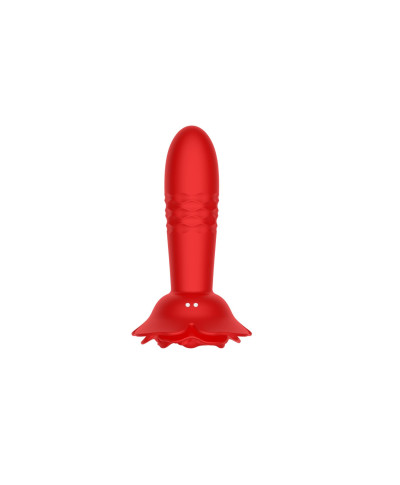 Rose thrusting anal plug