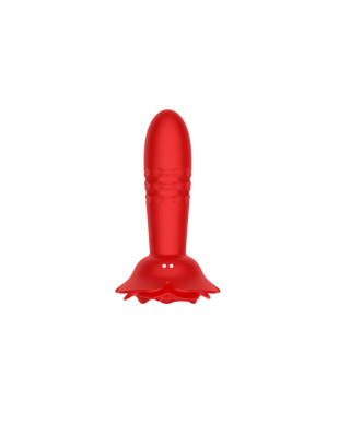 Rose thrusting anal plug