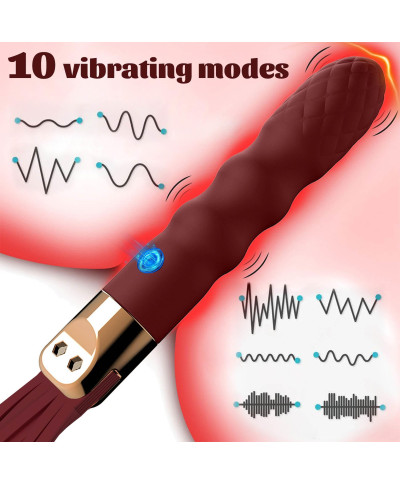 Pejcz bicz z korkiem wibratorem analnym 2w1 stymulacja analna plug