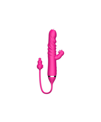 Tongue licking Triple Stimulation Thrusting Vibrator