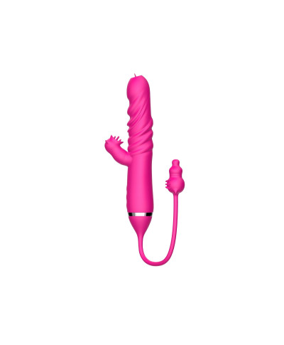 Tongue licking Triple Stimulation Thrusting Vibrator