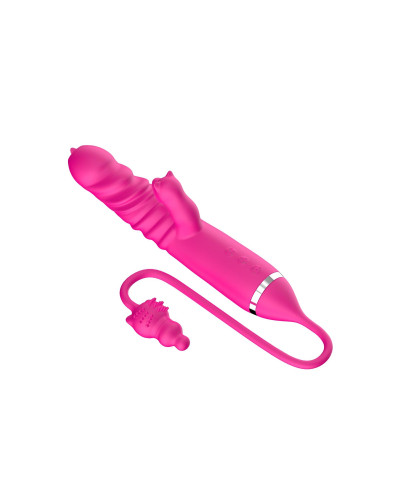 Tongue licking Triple Stimulation Thrusting Vibrator