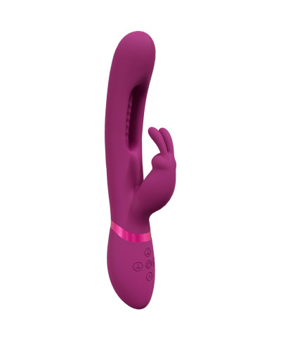 Mika - Triple Rabbit with G-Spot Flapping - Pink